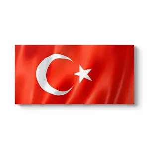 Türk Bayrağı Tablosu 80 x 40