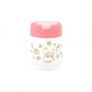 Tx-6129 Pembe Çelik Kaşık ile 350 ml İçli Termos