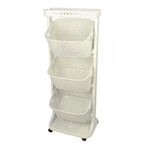 Üç Katlı Organizer Sepet - Sebzelik
