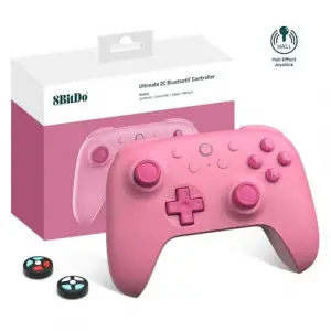 Ultimate 2C Bluetooth Controller for Switch 2, Switch/OLED/Lite, Hall Effect Joysticks, Non-linear Digital Triggers, Remappable L4/R4 Bumpers, 6-axis Motion, Rumble Vibration