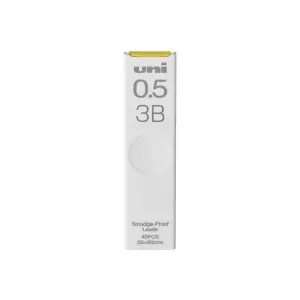 uni Smudge-Proof Leads Refill for Mechanical Pencil | 0.5mm | 3B | 40pcs