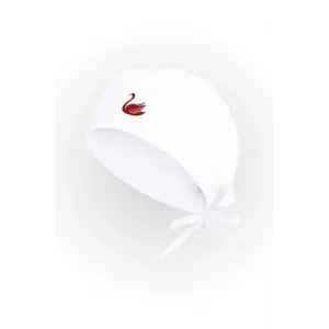 Unisex Beyaz Kuğu Temalı Bone