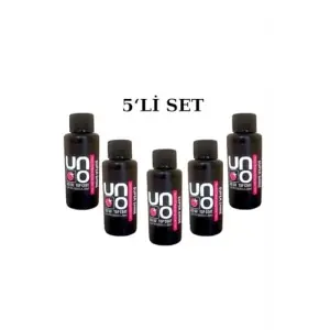 Uno Super Shine Top Coat 50 ml, 5li Set Şeffaf