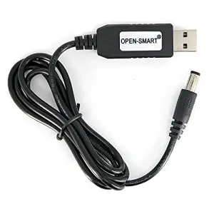 USB-Barrel Jack Voltaj Yükseltici, Giriş 5V, Çıkış 9V