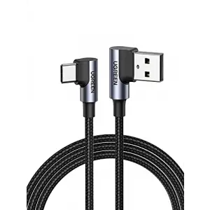 USB to Type-C 90 Derece Şarj ve Data Kablosu 2 Metre