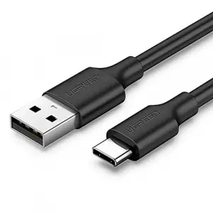 USB Type-C Şarj ve Data Kablosu, Siyah 1 Metre
