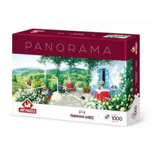 Verandadaki Misafir 1000 Parça Panorama