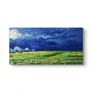Vincent Van Gogh - Thunderclouds Tablosu 100 x 50