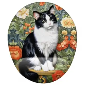 Vintage Kedi Mouse Pad