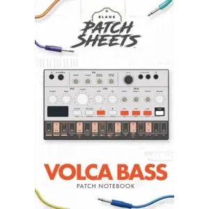 Volca Bass Blank Patch Sheet Notebook: Become a more organized songwriter with this Blank Patch Sheet notebook so you can spend more time creating and less time forgetting.