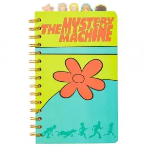 Warner Bros Scooby Doo Spiral Notebook With Character Tabs Featuring Scooby Doo, Shaggy, Daphne, Velma, and Fred, 8 x 5 Koleksiyon figür Yetişkinler ve Çocuklar