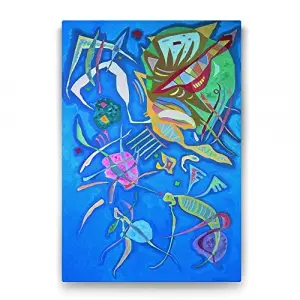 Wassily Kandinsky Silent Harmony Tablosu 70x100 cm