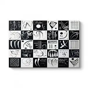 Wassily Kandinsky - Thirty Tablosu 100 x 70