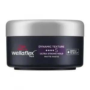 Wellaflex Men Dynamic Texture Dinamik Doku Mat Paste Ultra Strong Hold - 75 ml