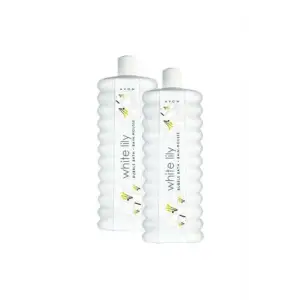 White Lily Bubble Bath Mousse, 1000ml, Set of 2