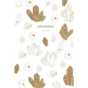 White Quartz Crystal Journal