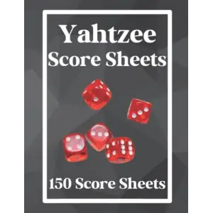 Yahtzee Score Sheets Large Print 8.5x11