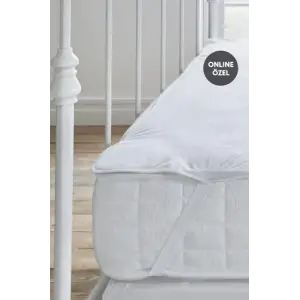 Yataş Bedding Micro Fit Lastikli Alez Çift Kişilik Alez - Beyaz