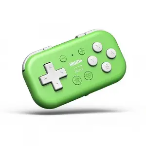 Yeşil Cep Boy Bluetooth Mini Gamepad; Switch, Android ve Raspberry Pi için, Klavye Modu Destekli