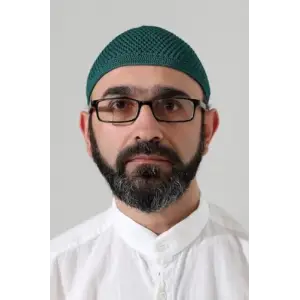 Yeşil Örme Esnek Orlon Namaz Takke