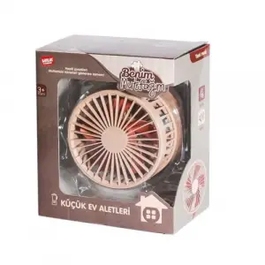 YH129-8H Pilli Işıklı Sesli Vantilatör