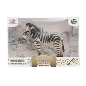 Zebra kutulu model hayvan figürü