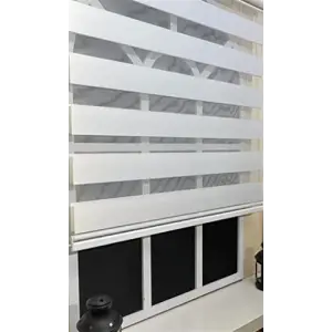 Zebra Stor Perde Beyaz Stb 400V01-D