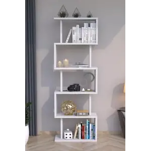 Zero Dekoratif Kitaplık Beyaz