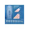 08 M Coffin Model Jel Tips Tırnak