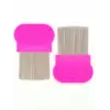 1 Adet Metal Bit Tarağı pembe