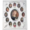 (1, Silver) - 835080 My School Years Silver Plated 8x10 Multi Picture Frame