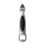 (1, Silver/Black) - SteeL Bottle Opener