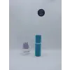10 ml mavi mini doldurulabilir parfüm şişesi, elmas işlemeli
