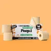 %100 Bambu Tuvalet Kağıdı, Extra Uzun Rulo, 16 Rulo, Doğal Bej