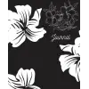 100 Page Black and White Floral Journal