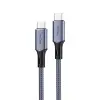 100W 5A E-Mark Çipli PD Type-C to Type-C Hızlı Şarj ve Data Kablosu 1.2 Metre