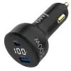 100W LED Ekranlı Type-C + USB-A Araç Şarj Aleti, iPhone, Android ve Notebook Uyumlu