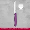 11 cm Mor Tırtıklı Domates Bıçağı