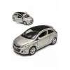 12 cm Opel Corsa Çek Bırak Model Araba, Gri