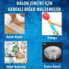 12 İnç Krom Gümüş Balon 10 Adet