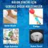 12 İnç Krom Gümüş Balon 10 Adet