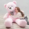 120 cm Papyonlu Sevimli Pelüş Ayı, Pembe