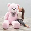120 cm Papyonlu Sevimli Pelüş Ayı, Pembe