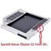 12.7mm HDD Caddy DVD SSD Kutu Sata CD Kızak İkinci Harddisk Laptop Notebook 4717