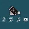 128 GB OTG Çift Bağlantılı Type-C ve USB Flash Bellek