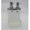 13118 LECCE WHITE SILVER 2Lİ SIBI SABUNLUK