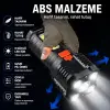 14 cm USB Şarjlı El Feneri, 5 LED + Cob, 4 Modlu