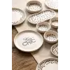 14 Parça 6 Kişilik Stackable Leopar Kahvaltı Seti