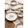 14 Parça 6 Kişilik Stackable Leopar Kahvaltı Seti