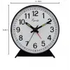 14075 Siyah Analog Kurmalı Alarm Saati